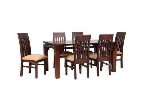 Comedor 8 sillas mesa con vidrio al centro