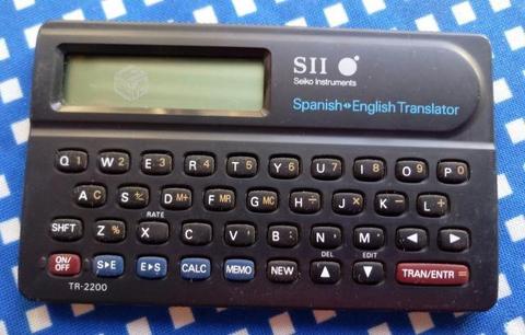 Traductora Electrónica Ingles-Español Marca Seiko