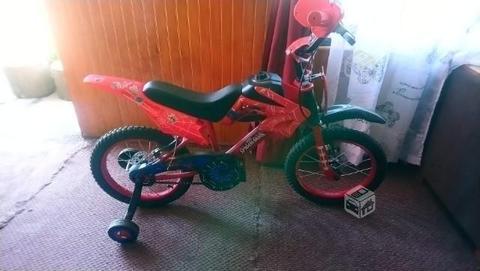 Bicicleta Moto Spider-Man