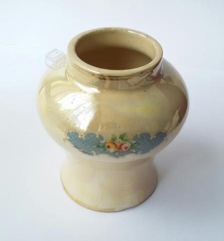 Antiguo Jarron Loza Ceramica Chilena