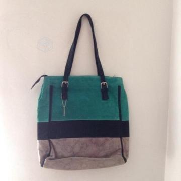 Cartera Tote 100% Cuero Marca Isadora