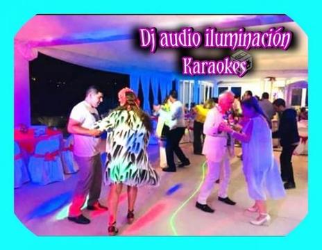 Dj/amplificación/iluminación/música en vivo