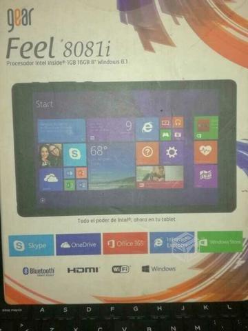 Tablet con Windows 8.1 impecable