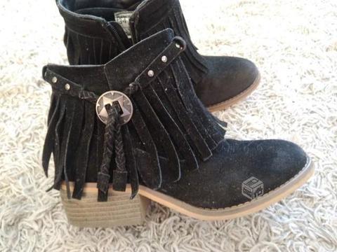 Botines cacao num 35 como nuevos