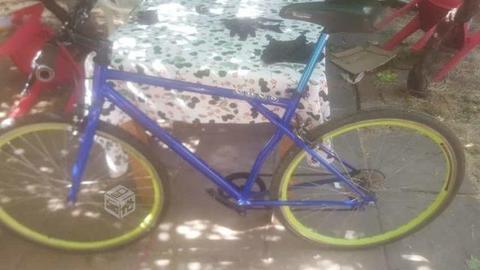 Bicicleta ruta hibrida