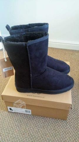 Botas bamers color negro nuevas n°35