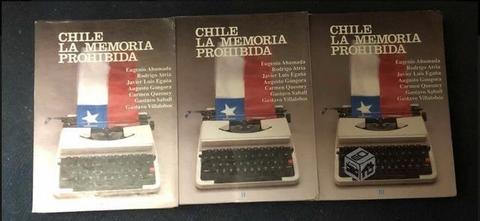 Chile la memoria prohibida 3 tomos Eugenio ahumada