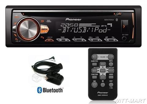 Radio auto Pioneer DEH-X50BT Multicolor Instalada