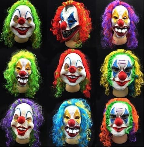 Mascara de Latex Payaso Killer Clown Halloween
