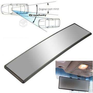 Espejo Retrovisor Panoramico Curvo 30cm Para Auto