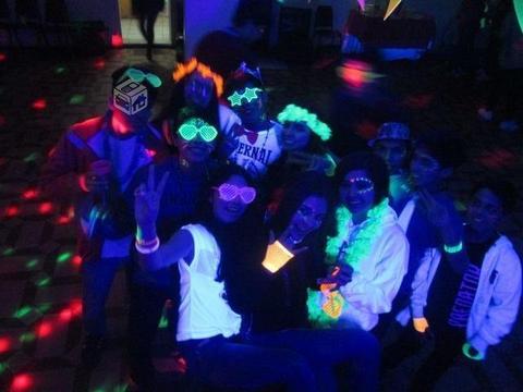 Fiestas fluor para niños