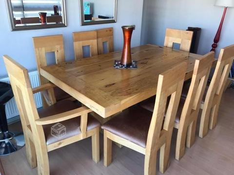 Comedor madera 8 personas impecable