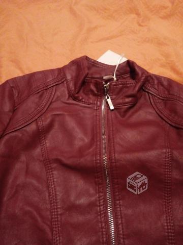 Chaqueta de cuero mujer nueva