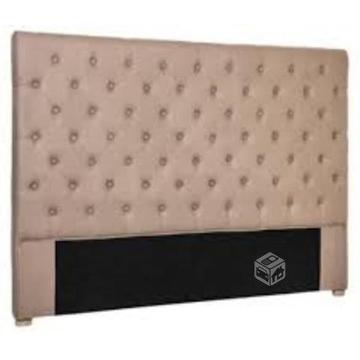 Respaldo de Cama 2 Plazas Taupe Home