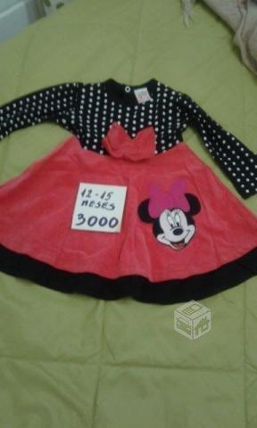 Hermoso vestido de Minnie talla 12 meses