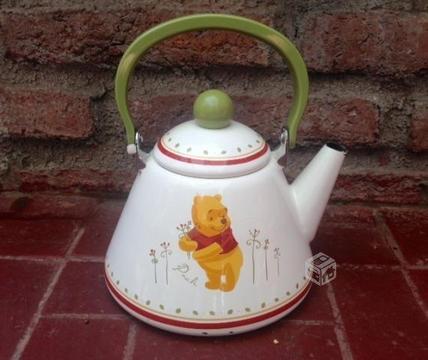 Tetera enlozada, Winnie the Pooh, vintage Disney